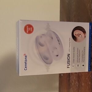 Ceretone Fusion White Hearing Aids